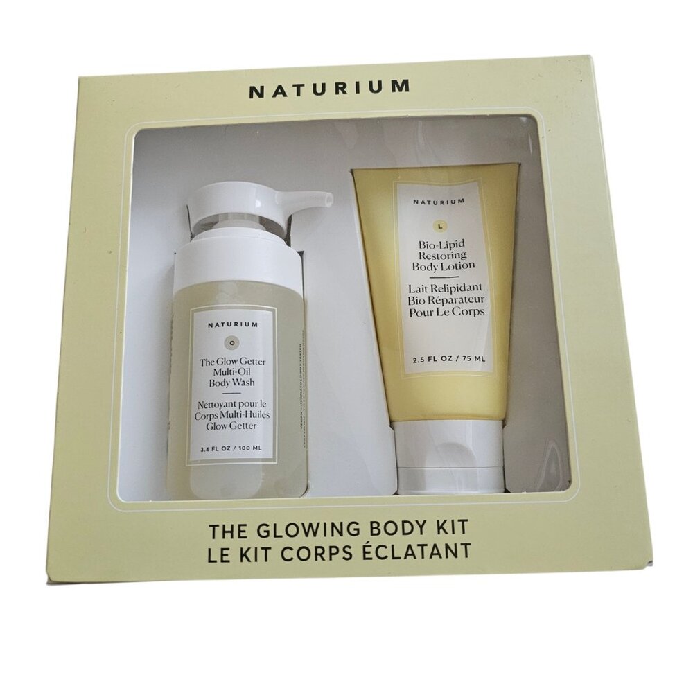 Naturium Glowing Body Kit With Multi-Oil Body Wash & Bio-Lipid Restoring Lotion